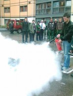 Using a CO2 Extinguisher
